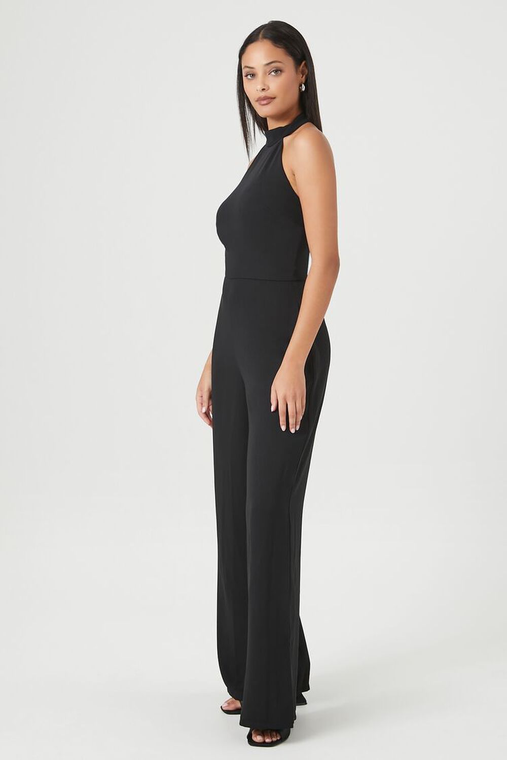 Halter Wide-Leg Jumpsuit